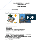 Curso Fotovoltaico SENA Energía Solar 25 Cupos