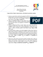 Guía 1 Campo Eléctrico Flujo y Movimiento de Particulas