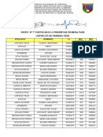 Listado Grupo 7 Fase I