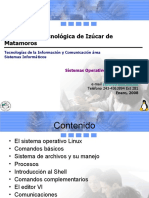 Universidad Tecnológica de Izúcar de Matamoros: Sistemas Operativos Multiusuarios