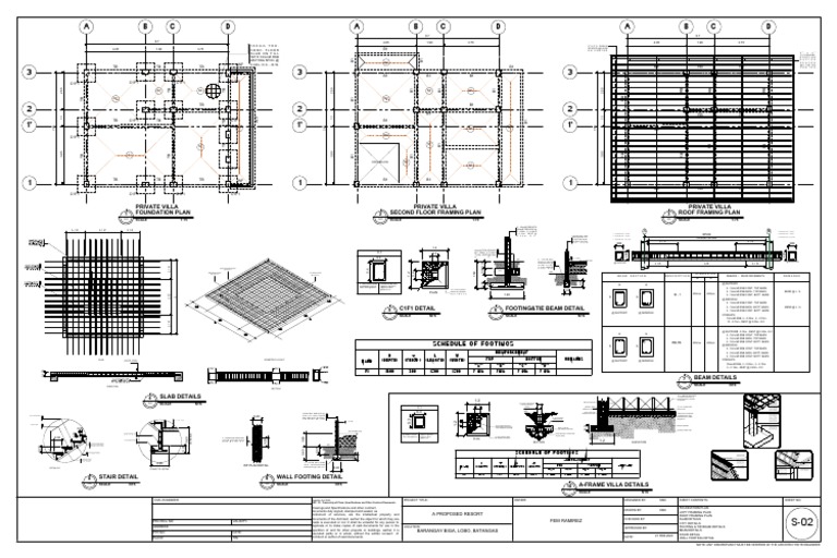 Foundation and Framing Plan Details | PDF