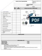 Check List Amoladora Pecomserv