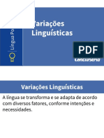 Variacoes Linguisticas Definição