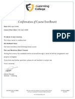 Certificate Nutrition 2020