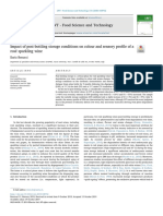 Impact of Post-Bottling Storage Conditions On Colour and Sensory Profile of A T Rosé Sparkling Wine