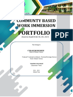 Community Based Work Immersion