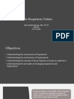 Acute Respiratory Failure Management