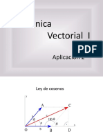 Aplicacion 2 Ley Cosenos Suma Resta Vectores Soln