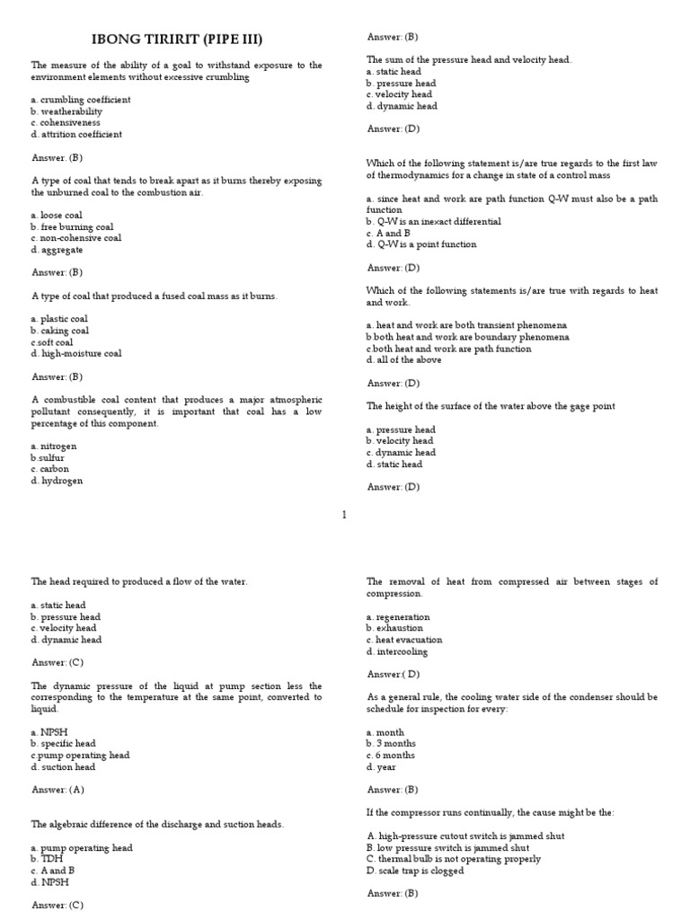 Ibong Tiririt: Mechanical Engineering Insights | PDF | Humidity | Boiler