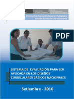 Sistema de Evaluacion de Aprendizajes