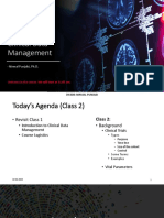 Clinical Data Management - Class 2