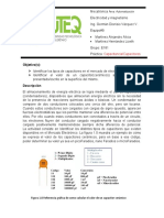 Práctica Capacitancia-Capacitores - Equipo9