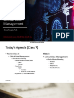 Clinical Data Management - Class 7