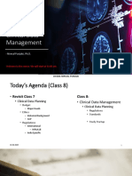 Clinical Data Management - Class 8
