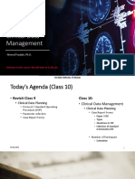 Clinical Data Management - Class 10