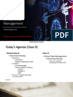 Clinical Data Management - Class 9