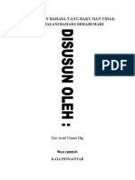 Penggunaan Bahasa Yang Baku Dan Tidak Baku Dalam Bahasa Sehari Hari