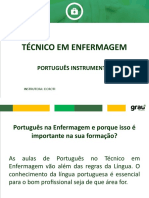 Português na Enfermagem essencial formação técnico