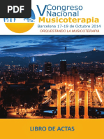 V Congreso Nacional de Musicoterapia, Barcelona 2014