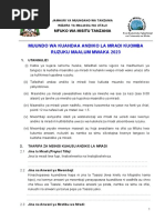 Mfano Wa Risala | PDF