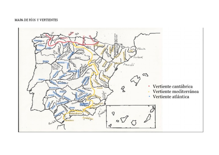 Mapa Ríos y Vertientes | PDF