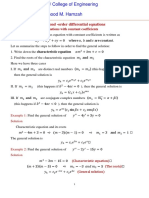 DIFFERENTIAL EQUATIONS