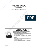 National Crane 500E2 Operators Manual