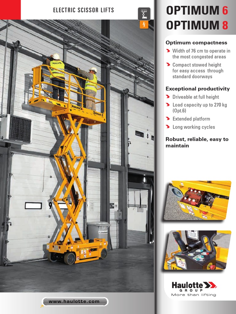 Haulotte Optimum 8 | PDF | Elevator | Automotive Technologies