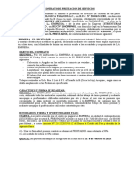 Contrato Prestacion Servicios Araujo Representaciones - Canaleta