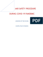 LEGEND OF THE OCHIS Health & Safety Procedure During Covid-19 Pandemic