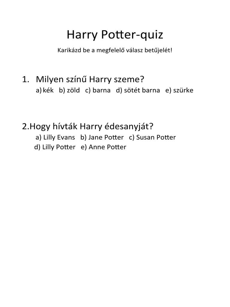 Harry Potter | PDF