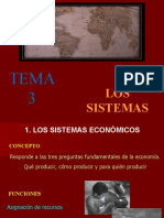 Tema 3 - Los Sistemas Economicos