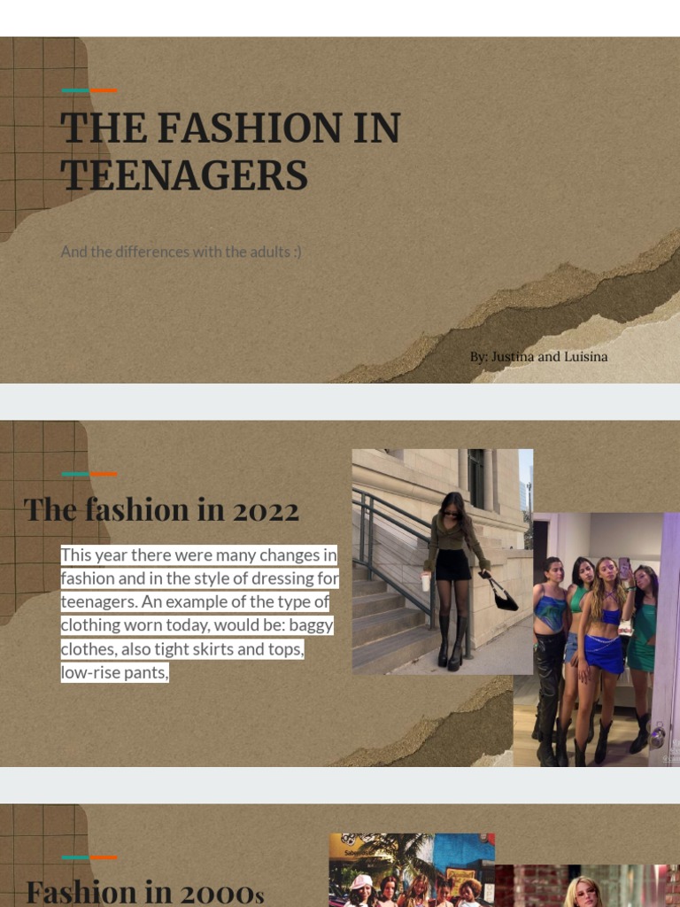 2022 Teen Fashion Trends Explained | PDF
