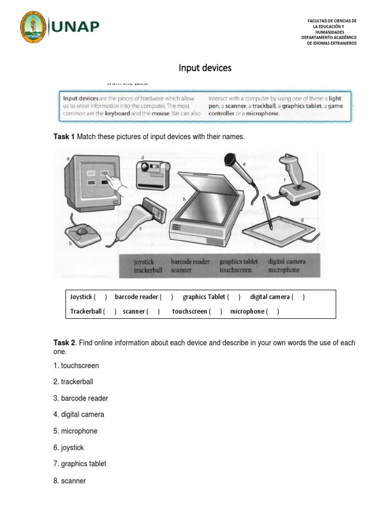 Input Devices 2023 | PDF | Image Scanner | Barcode