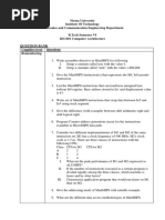 2EC601 - CA Question Bank