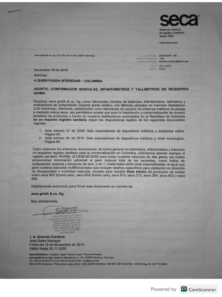 Carta Informativa Seca | PDF