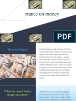Importance On Money Project Presentation