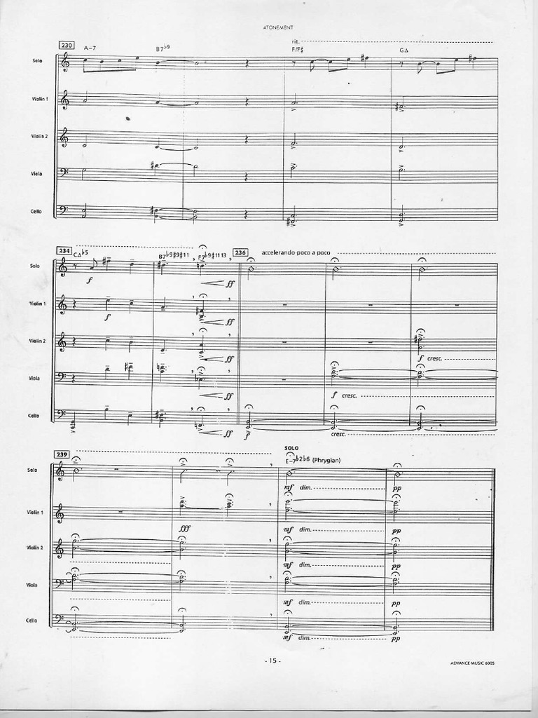 Atonement (Score) 15 - David Liebman | PDF