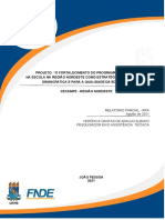 Relatório de atividades do Projeto CECAMPE sobre o PDDE na Região Nordeste