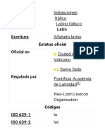 Latín - Wikipedia, La Enciclopedia Libre