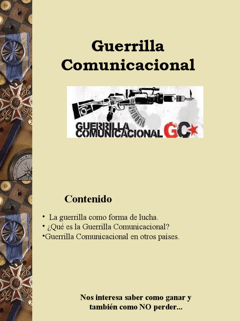 Guerrilla Comunicacional PDF Guerra de guerrillas Capitalismo