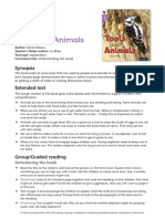 Tools and Animals Teachers Notes