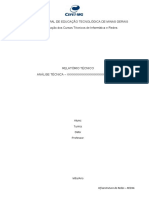 Modelo Simplicado Relatório Técnico IFRE