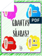 Quantas sílabas nas palavras