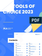 PLA Tools of Choice 2023