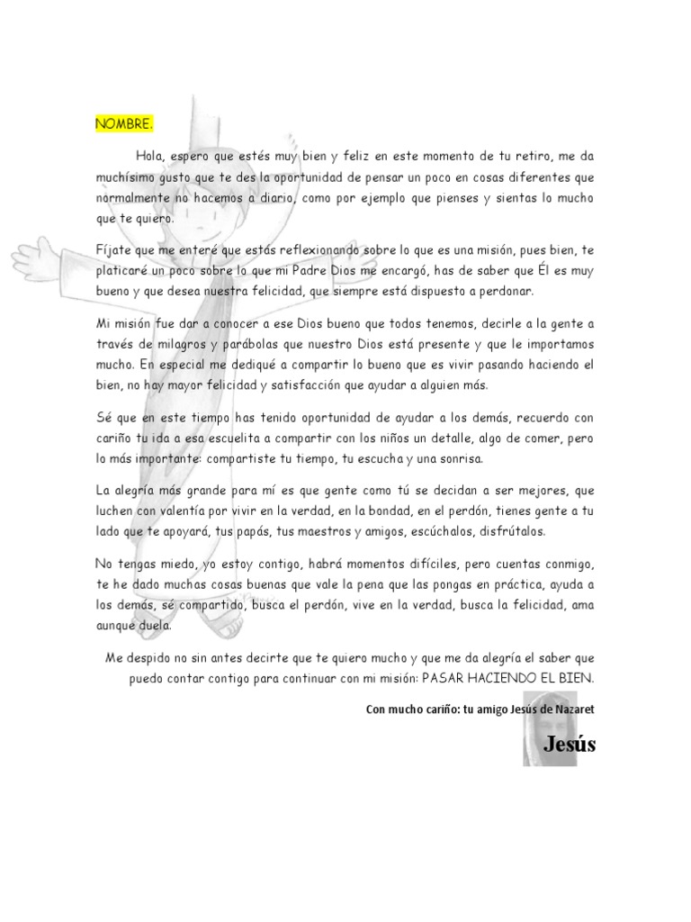 Carta de Jesus PDF