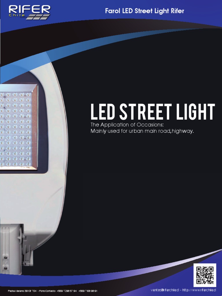 Rifer LED Street Light Specifications | PDF | Electricity | Electric Power