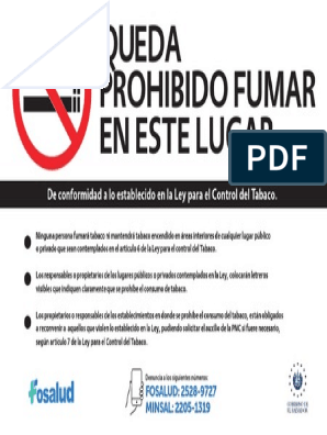 Rótulo de Prohibición - Prohibido Fumar