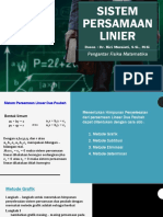 P2 Sistem Pers Linier