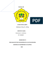 Makalah Keperawatan Semester VI Poltekkes Jayapura 2023